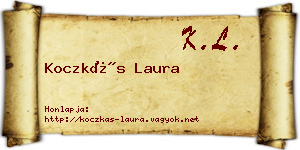Koczkás Laura névjegykártya
